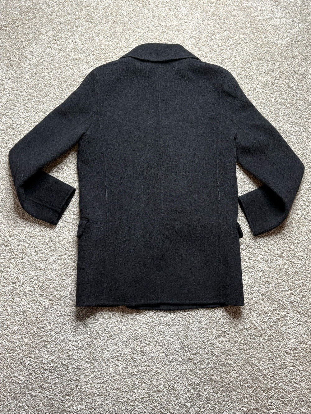 Maje Wool Blend Peacoat - Picture 2 of 5